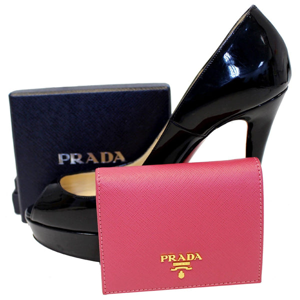 PRADA Saffiano Wallet - with Shoe