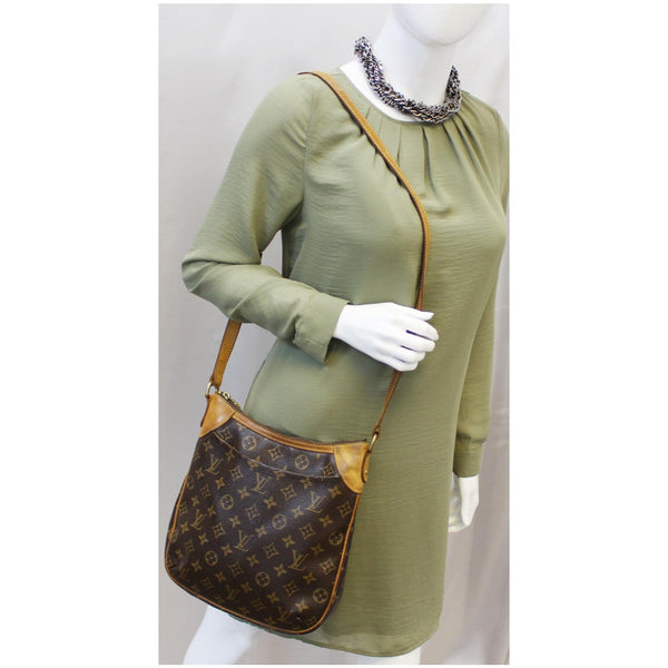 LOUIS VUITTON Odeon PM Monogram Canvas Shoulder Crossbody Bag Brown-US