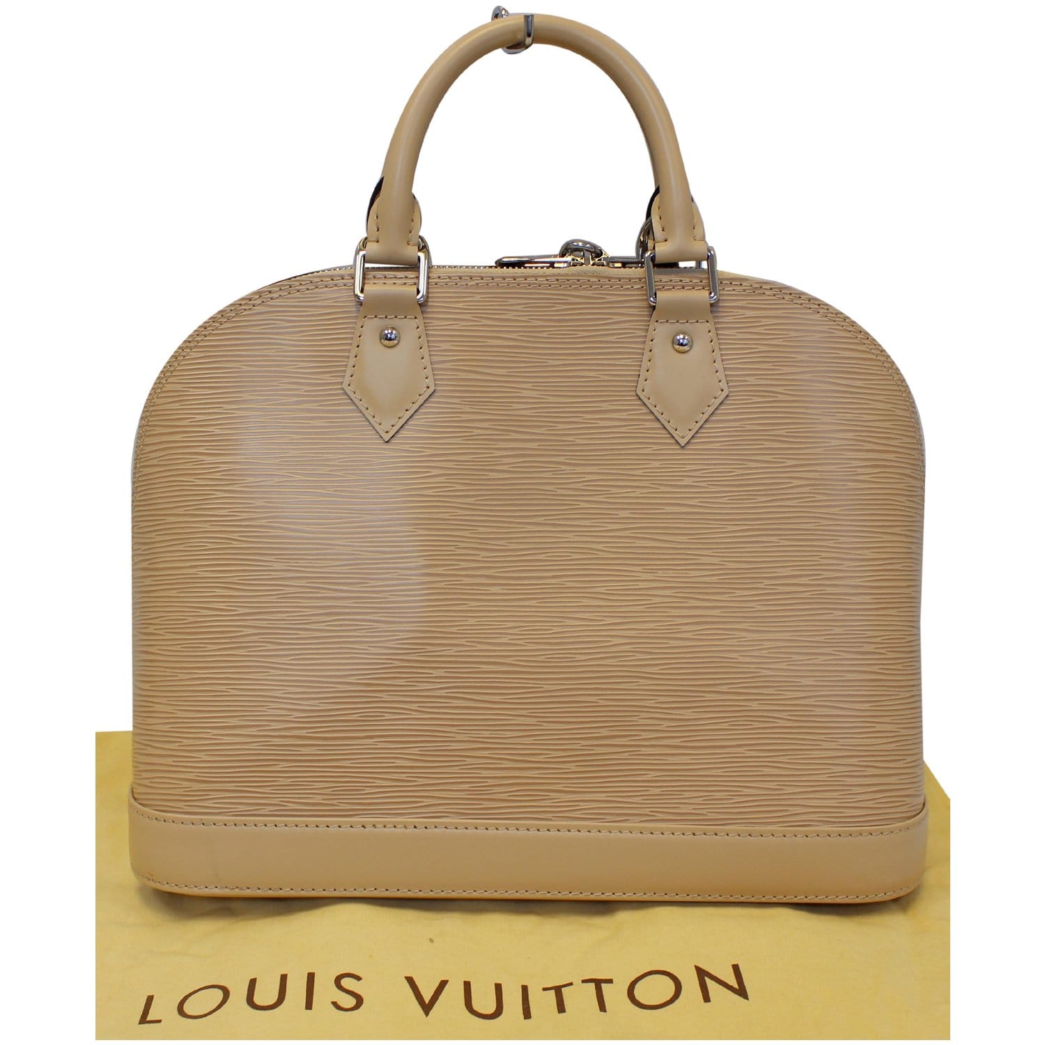 Used Louis Vuitton Alma BB Beige Damier Azur Cream Bag