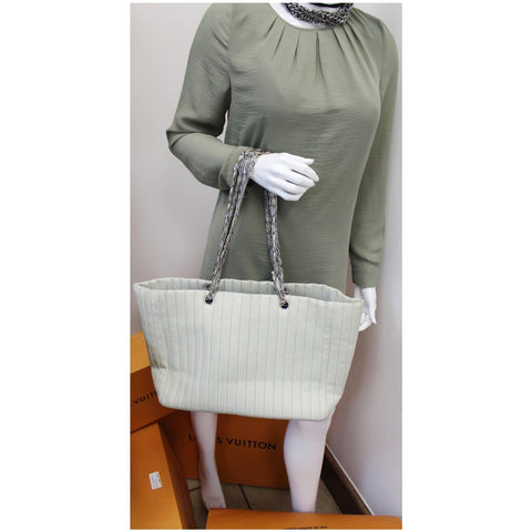 Chanel Tote Bag Large CC Chain Lambskin Cream for sale