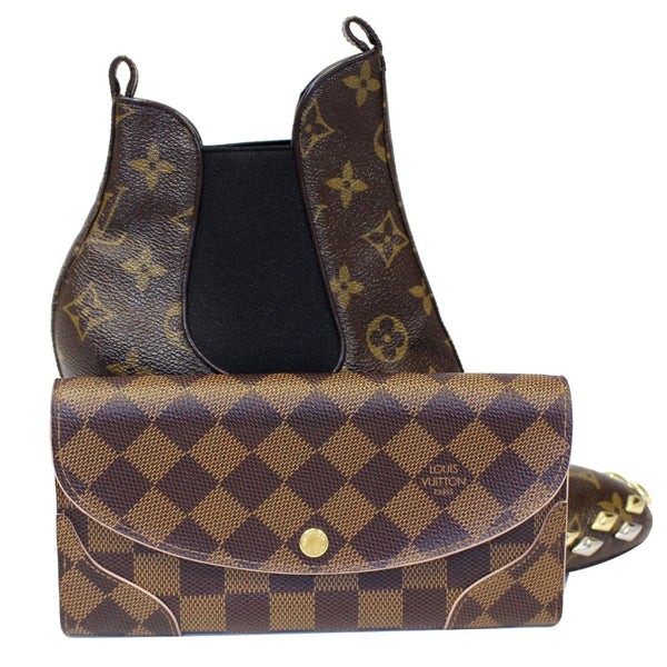 Louis Vuitton Caissa  - Lv Damier Ebene Wallet leather