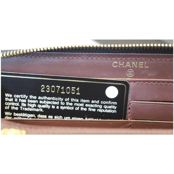 CHANEL Black Caviar Leather Zippy Wallet Black-US