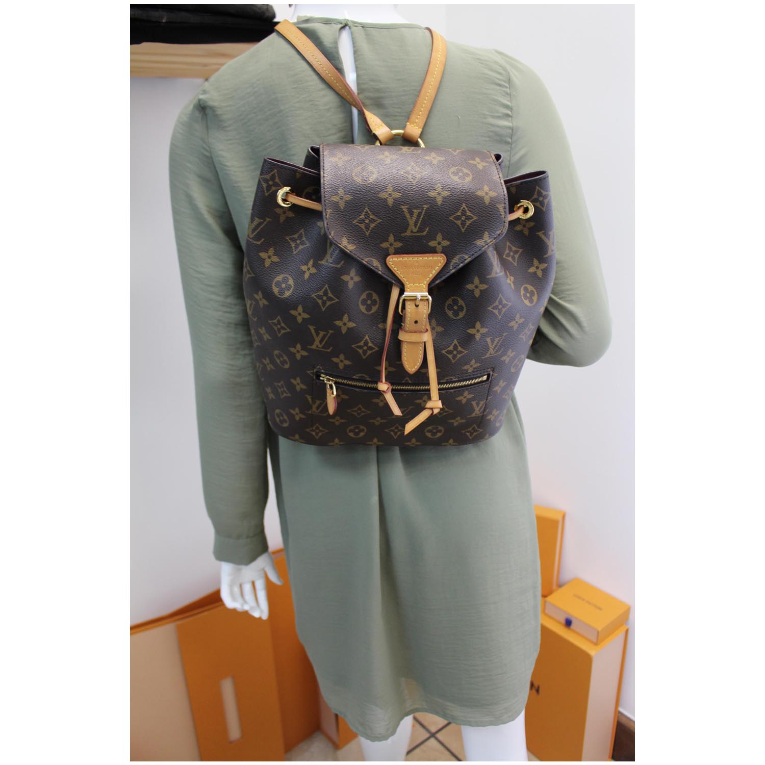Louis Vuitton Montsouris NM Monogram Canvas Bag