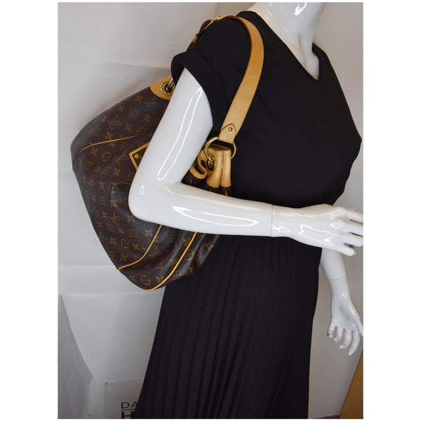 Louis Vuitton Galliera PM Monogram Canvas Shoulder Bag - shoulder wear view