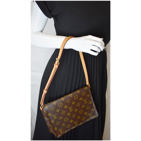 Louis Vuitton Musette Tango Handbag brown