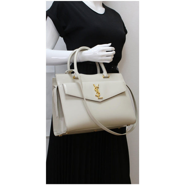 Yves Saint Laurent Uptown Medium Leather Tote handbag
