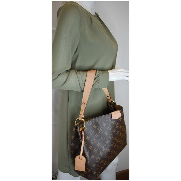 Louis Vuitton Graceful PM Monogram Canvas Shoulder Bag - on th armbag