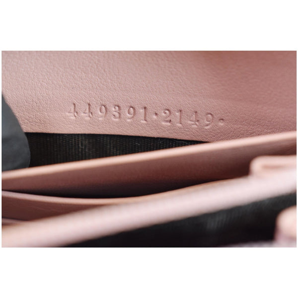 GUCCI Micro GG Guccissima Zip Around Wallet Pink 449391