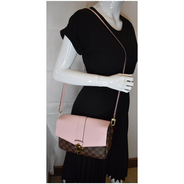 Louis Vuitton Clapton Damier Ebene Shoulder Bag