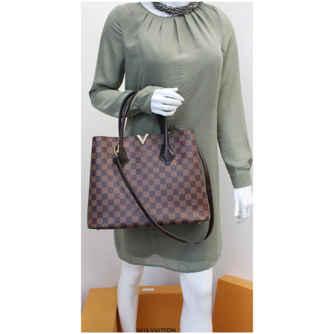 LOUIS VUITTON Kensington Damier Ebene Shoulder bag Brown