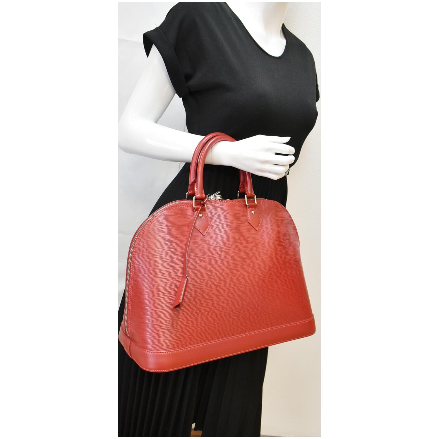 Louis Vuitton Red Epi Leather Petit Noé Bag, myGemma