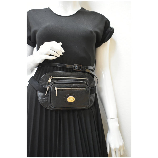 Gucci Belt Bag Black - Preloved waist bag for women