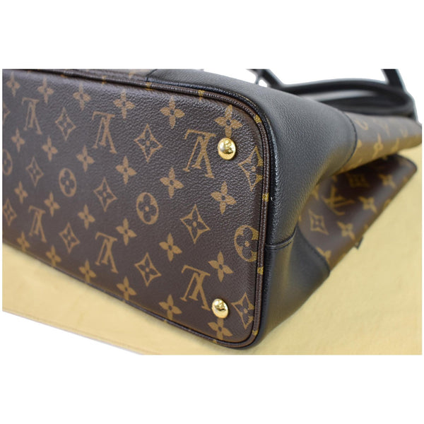LOUIS VUITTON Flandrin Monogram Canvas Tote Shoulder Bag Brown
