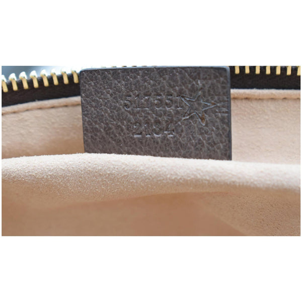 GUCCI Large Ophidia GG Supreme Monogram Leather Pouch Clutch Bag Beige 517551