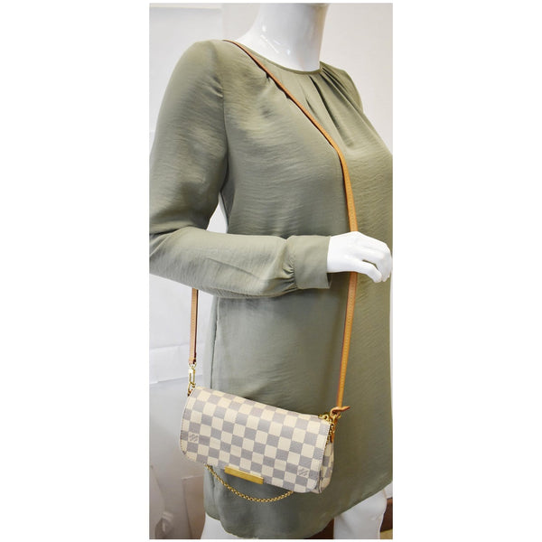 Louis Vuitton Favorite PM Damier Azur Crossbody Bag - shoulder bag