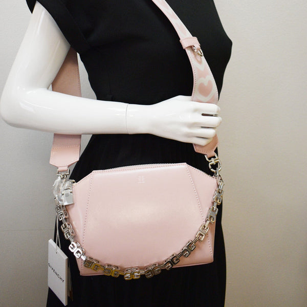 GIVENCHY Antigona XS Leather Shoulder Bag Pink - Hot Deals