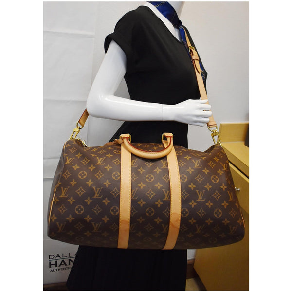Louis Vuitton Keepall 45 Bandouliere Monogram Canvas Shoulder Bag