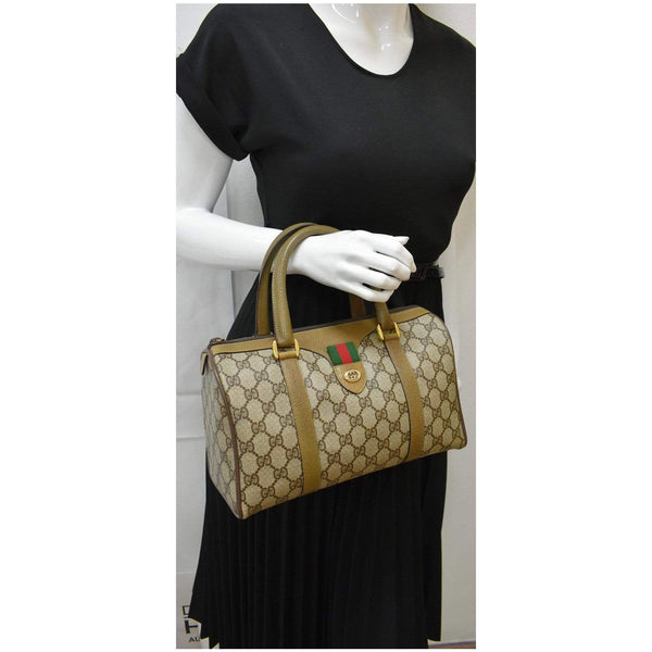 Gucci Vintage Doctor GG Canvas Boston Handbag - DDH