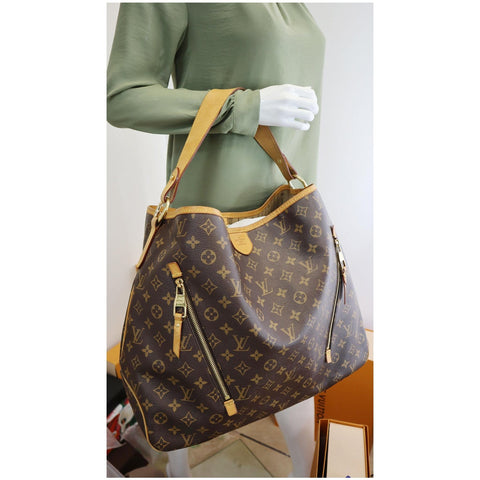 Louis Vuitton Delightful GM Monogram Canvas Tote Bag in hand view