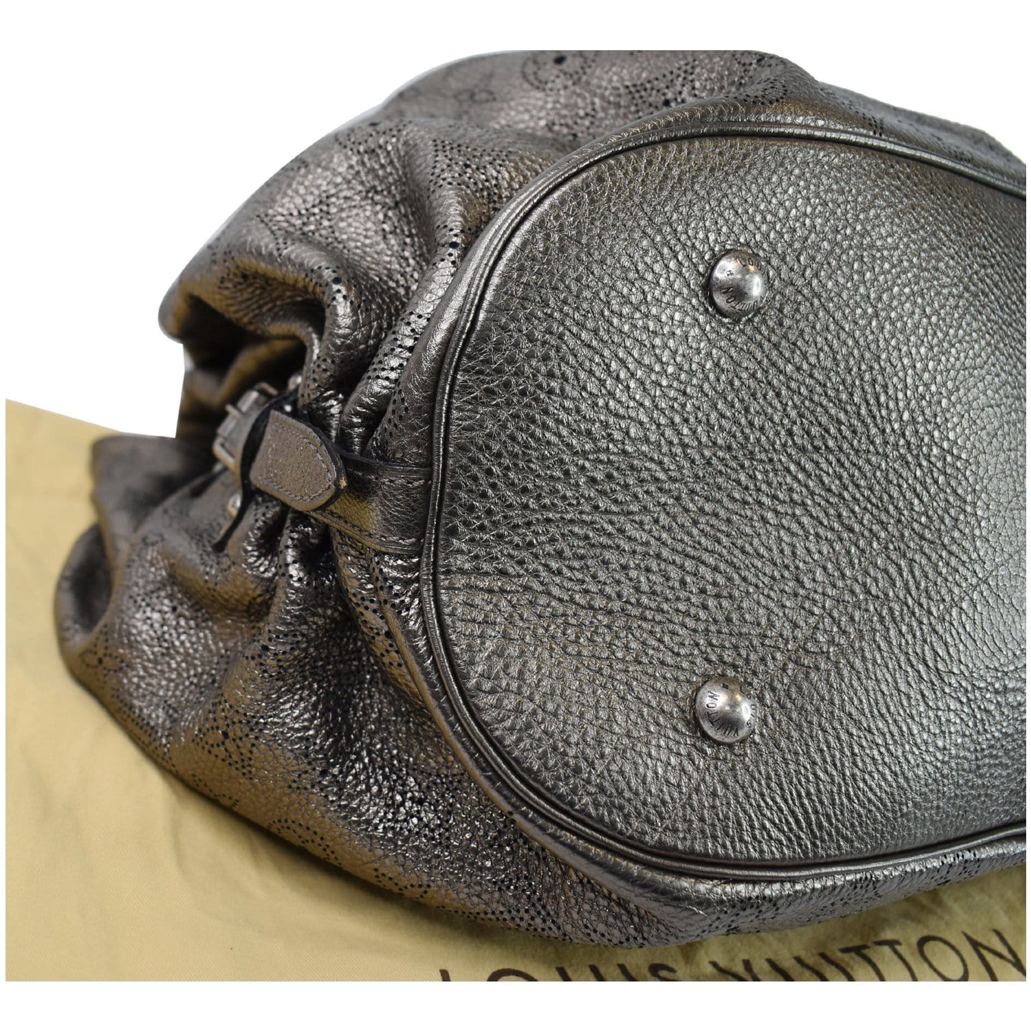 Louis Vuitton XS Shoulder Bag Crossbody M95717 Monogram Mahina Bronze  Perforated 
