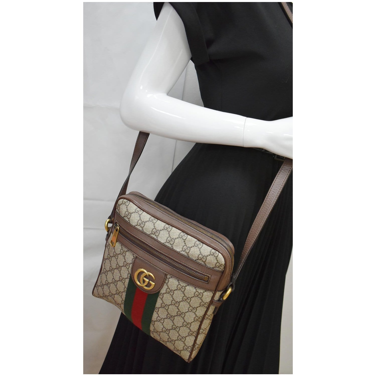 Gucci - Ophidia Small Gg-supreme Canvas Shoulder Bag - Womens - Beige