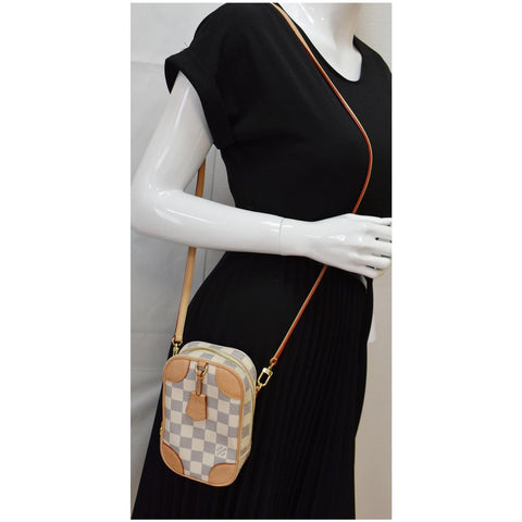 LOUIS VUITTON NeoKapi Damier Azur Shoulder Bag White