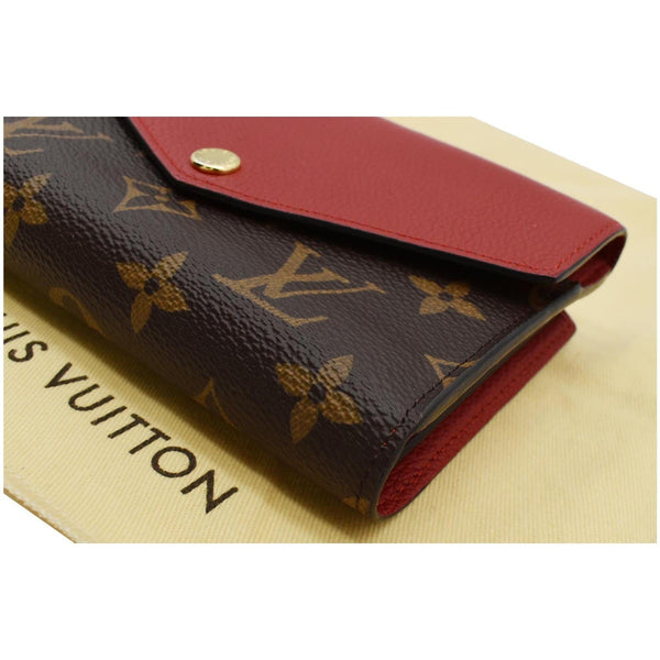 LOUIS VUITTON Pallas Compact Monogram Canvas Wallet Cerise