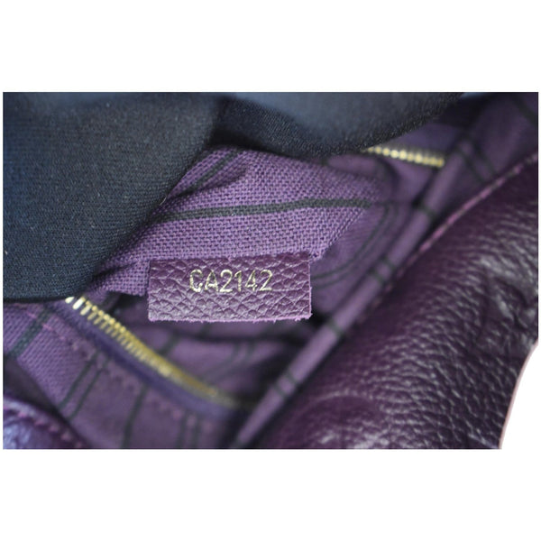 LOUIS VUITTON Artsy MM Empreinte Leather Shoulder Bag Aube