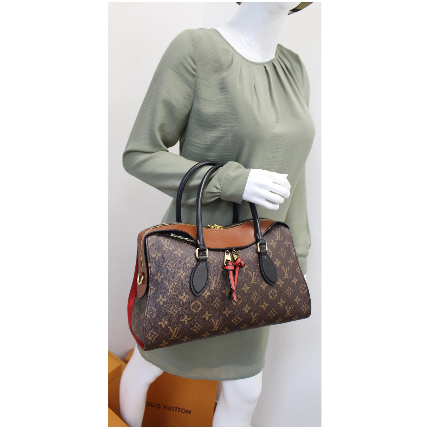 Louis Vuitton Tuileries Buzas Womens tote bag M43157 caramel Cloth