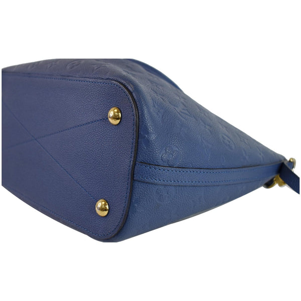 Lv Mazarine MM Monogram Empreinte Bag bottom corner