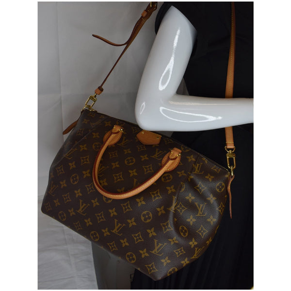 LOUIS VUITTON Turenne MM Monogram Canvas 2Way Shoulder Bag Brown