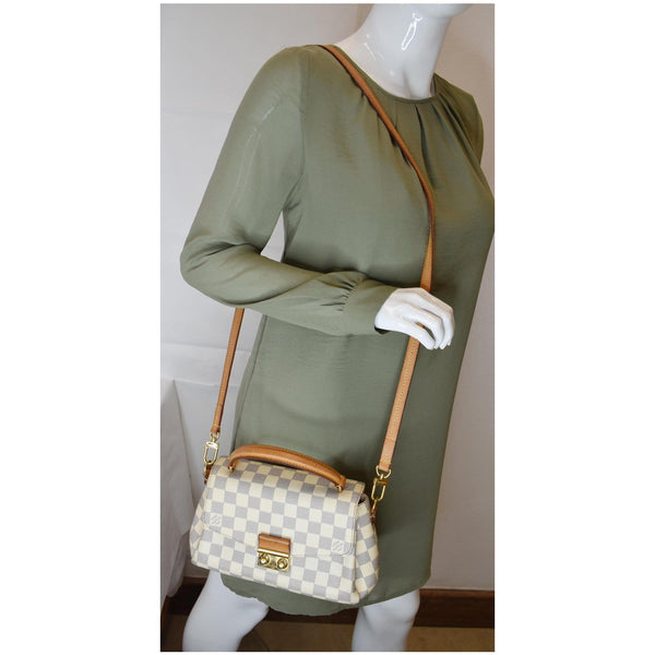 Louis Vuitton Croisette Damier Azur Shoulder Bag Women
