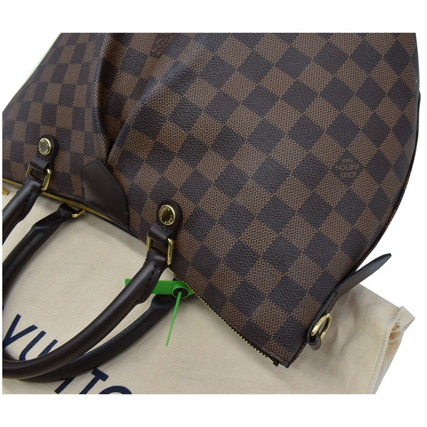 LOUIS VUITTON Siena MM Damier Ebene Shoulder Bag Brown