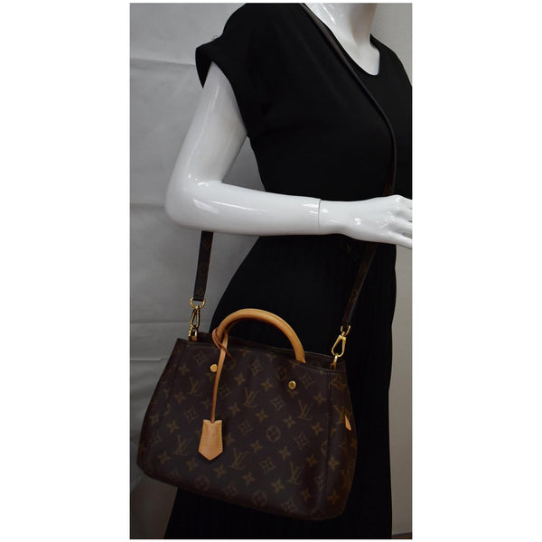 Louis Vuitton Montaigne BB Monogram Canvas Satchel Bag