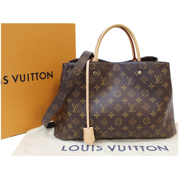 Elegant Louis Vuitton Montaigne GM Monogram Canvas Bag