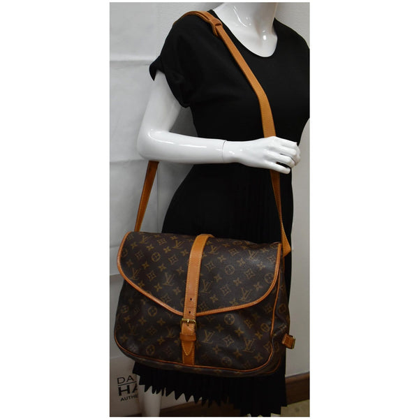 Louis Vuitton Saumur 35 Monogram Canvas Shoulder Bag for women