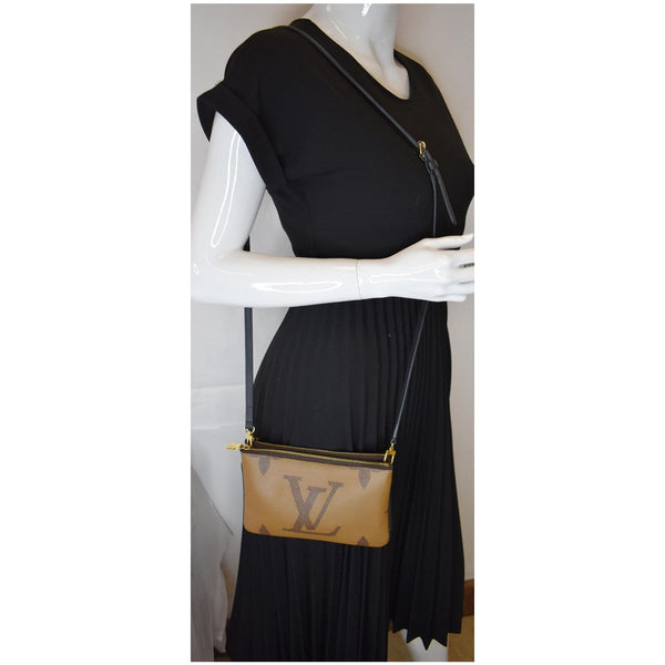 Louis Vuitton Double Zip Pochette Shoulder Bag