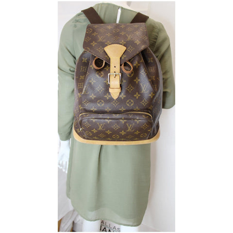Louis Vuitton Montsouris GM Monogram Canvas Backpack bag
