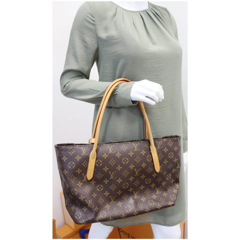 LOUIS VUITTON Monogram Canvas Raspail PM Shoulder Bag Brown