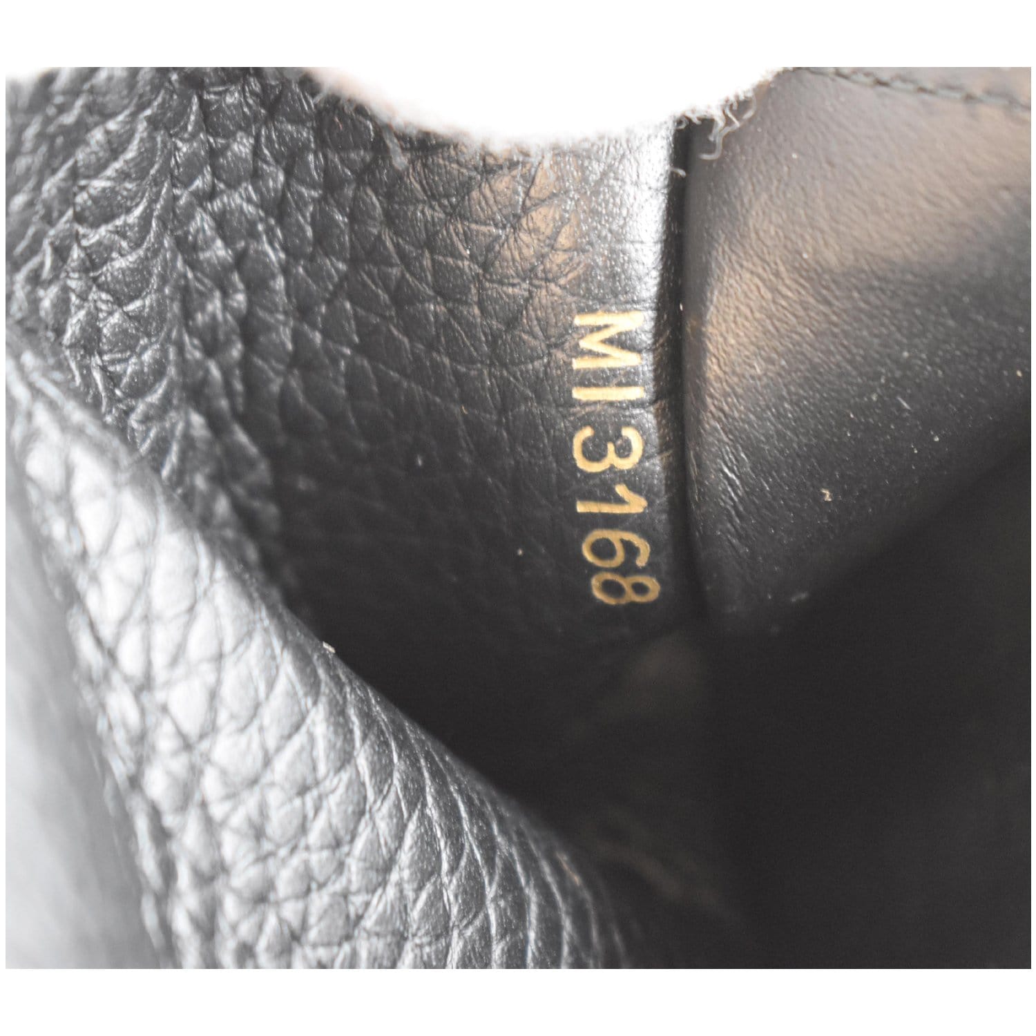 Louis Vuitton Black Taurillon Studded Capucines Wallet - modaselle
