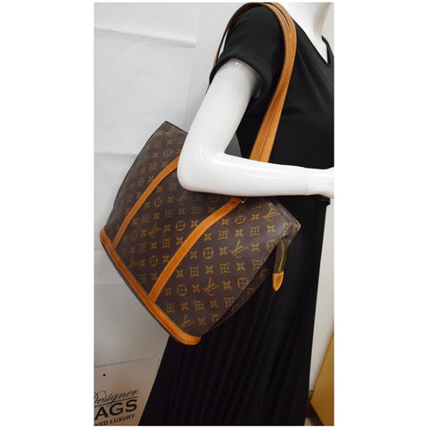 LOUIS VUITTON Babylone Monogram Canvas Tote Shoulder Bag
