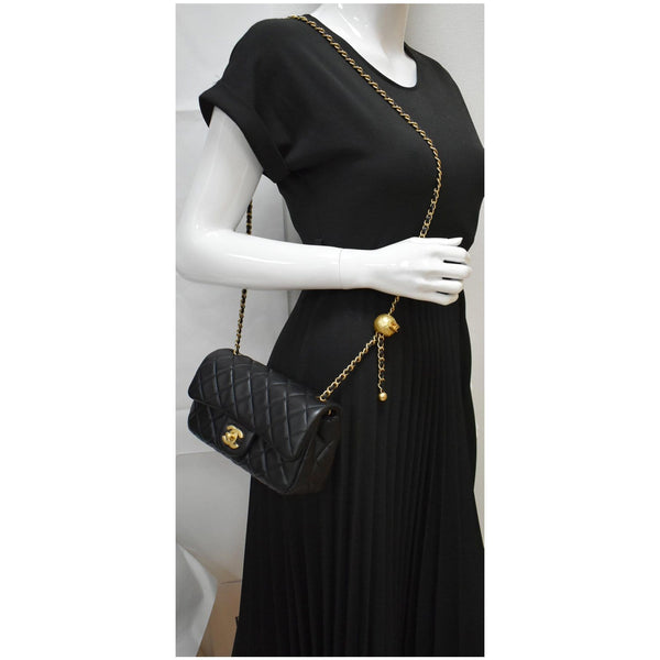 Chanel Pearl Crush Mini Rectangular Flap Shoulder Bag