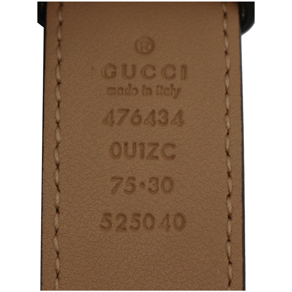 Gucci Marmont Matelasse Metallic Calfskin Leather Belt Bag serial code