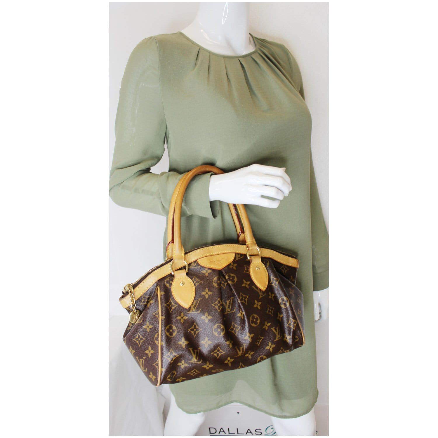 Louis Vuitton Tivoli PM Canvas Shoulder Handbag - Lv Tivoli