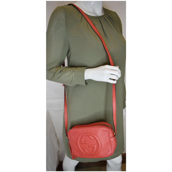 Gucci Soho Disco Pebbled Leather Small Crossbody Bag - shoulder bag