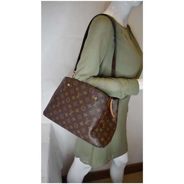 Louis Vuitton Montaigne MM Monogram Canvas Women Bag - shoulder bag