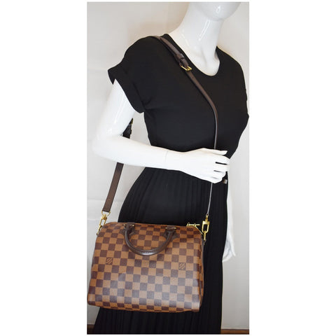 Louis Vuitton Speedy 25 Bandouliere Damier Ebene Bag - shoulder wear