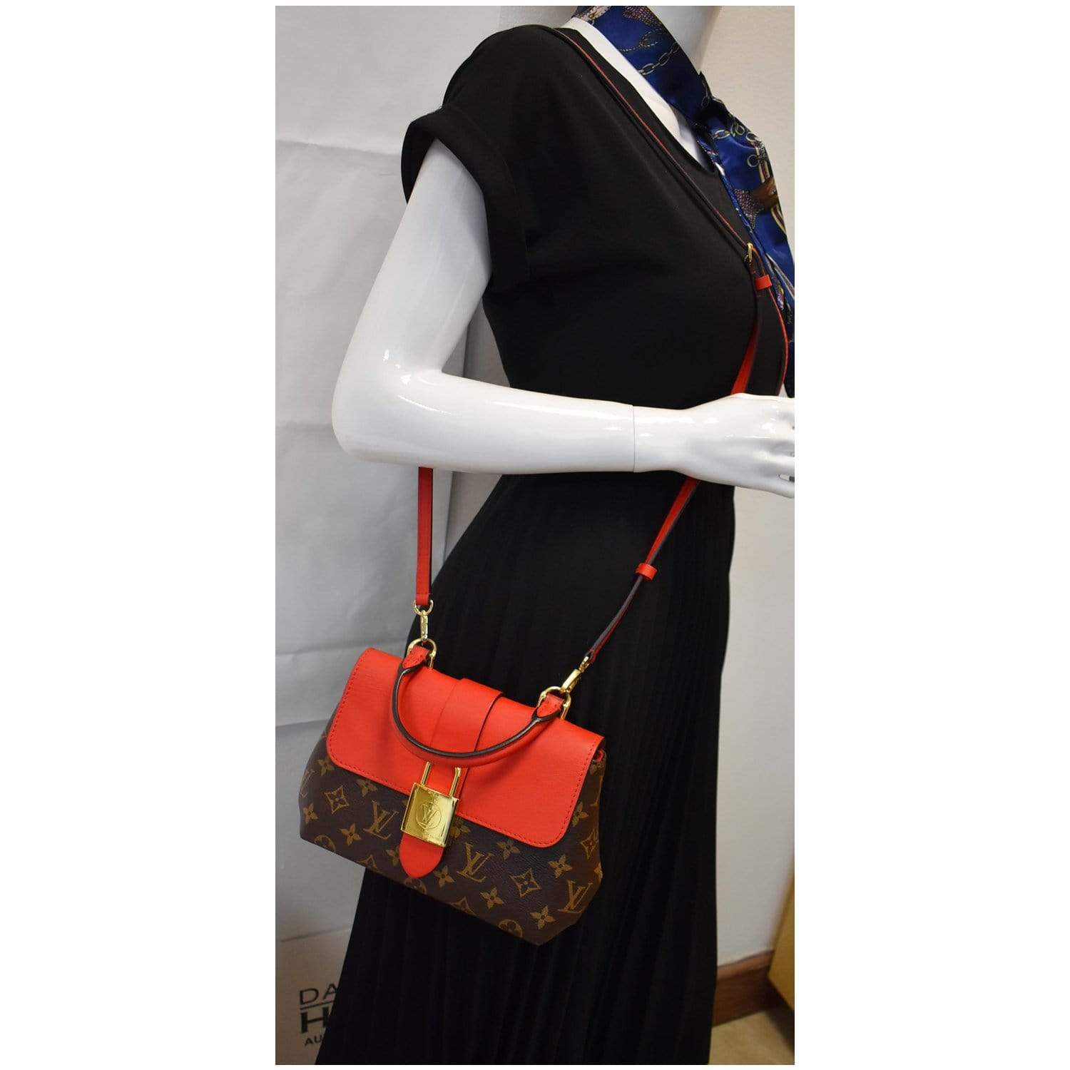 Louis Vuitton Locky BB Red Monogram Shoulder Bag