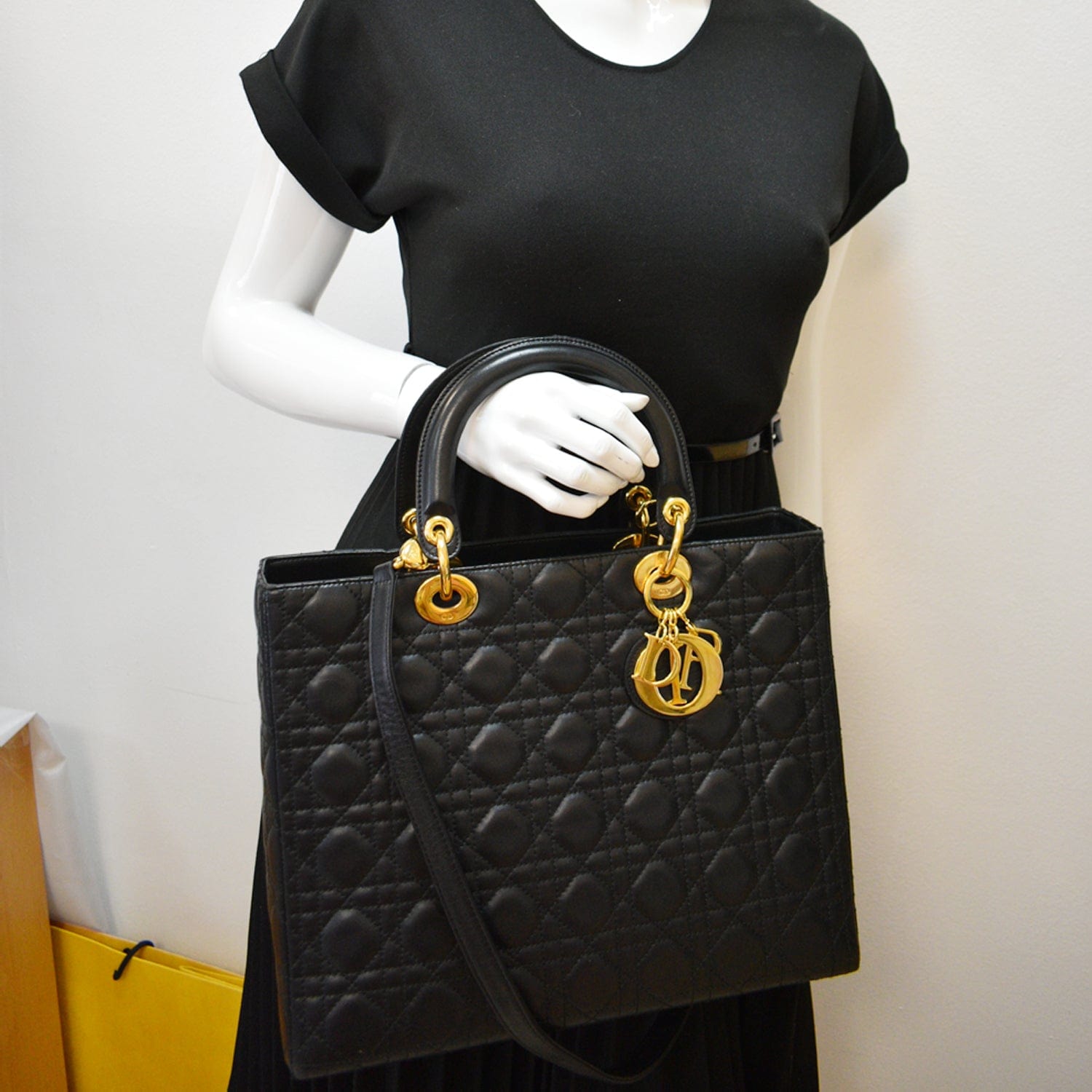 Dior Lady Dior Large Model Handbag