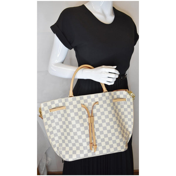 Louis Vuitton Girolata Damier Azur Shoulder Handbag